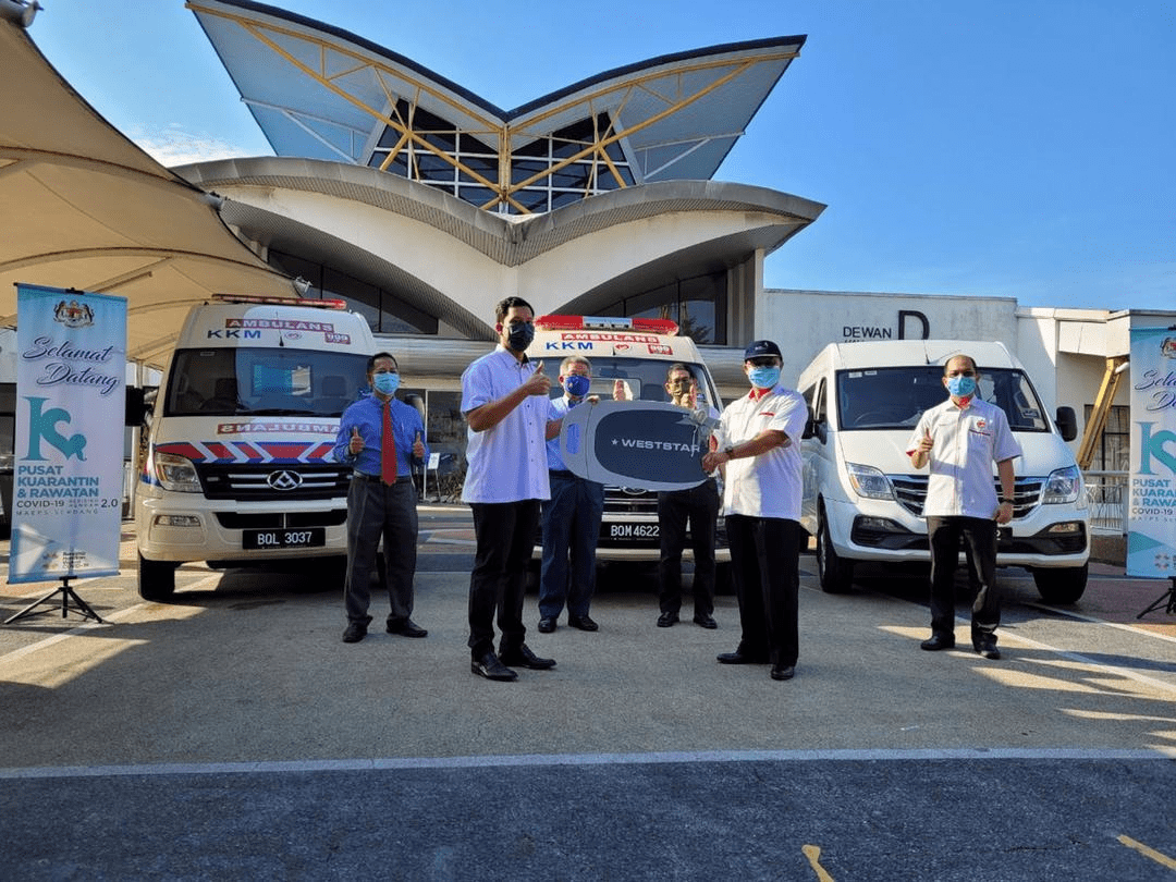 New 4X4 Ambulances For Malaysia Civil Defence